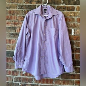 Chaps Violet Classic Fit Long Sleeve Button Up Men’s Shirt Size: 16 1/2